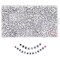 Acrylic Letter Beads, 1450 Pcs 4x7mm Round Alphabet Beads in 28 Grid Box for Jewelry Making, DIY Bracelets (4x7mm, White)